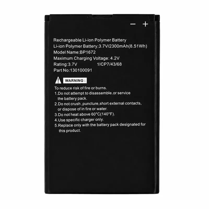 Фото [BP1672] для беспроводного маршрутизатора Moxee MiFi Hotspot K779HSDL, замена батареи, высокоемкий перезаряжаемый литий-ионный аккумулятор. №1