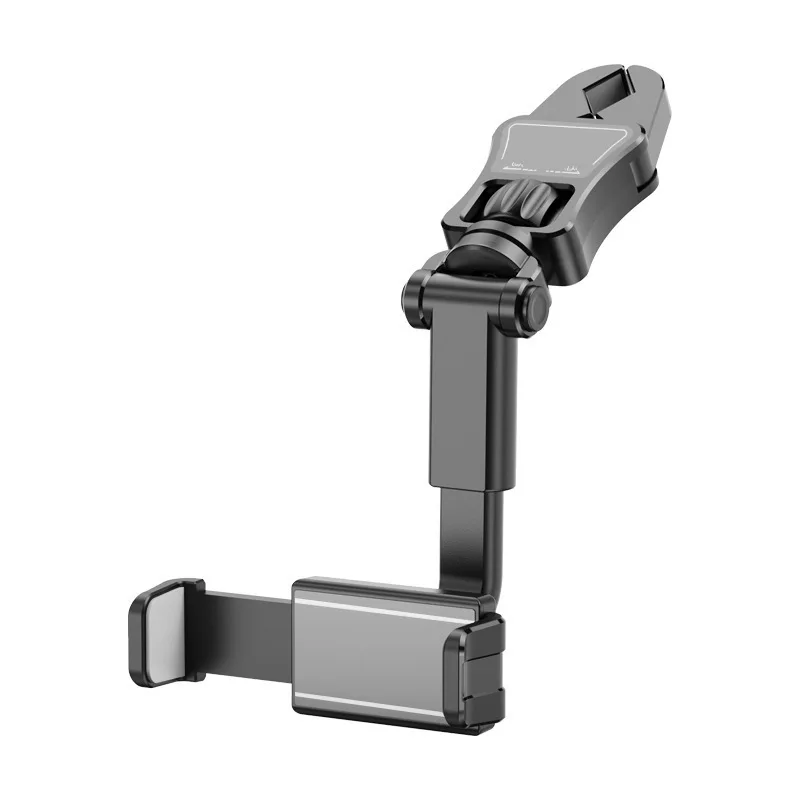 

2022Brand New Upgrade Rearview Mirror Mobile Phone Bracket Car Direct View Swivel Bracket (Gravity Locking, Stable Travel)