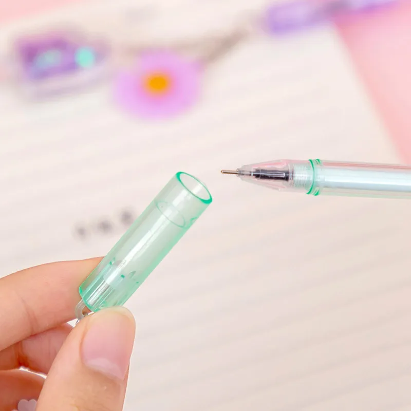 Гелевая ручка Lytwtw's в виде ромашки подвеска со стразами 1 шт. | Канцтовары для