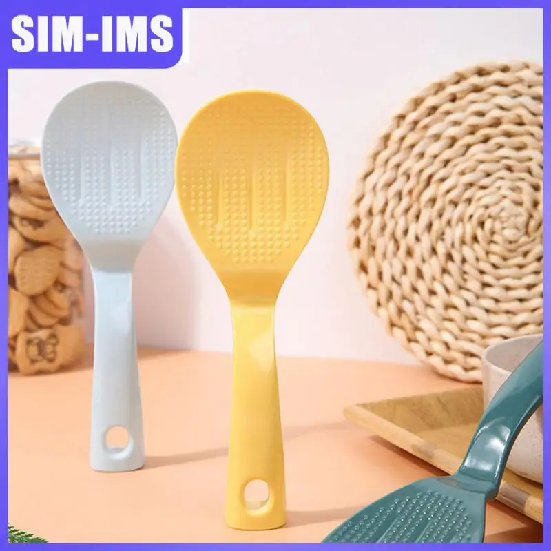 

Nonstick Paddle Serving Rice Spoons Can Stand High Temperature Big Serving Spoon Tableware Rice Cooker Rice Shovel Melamine