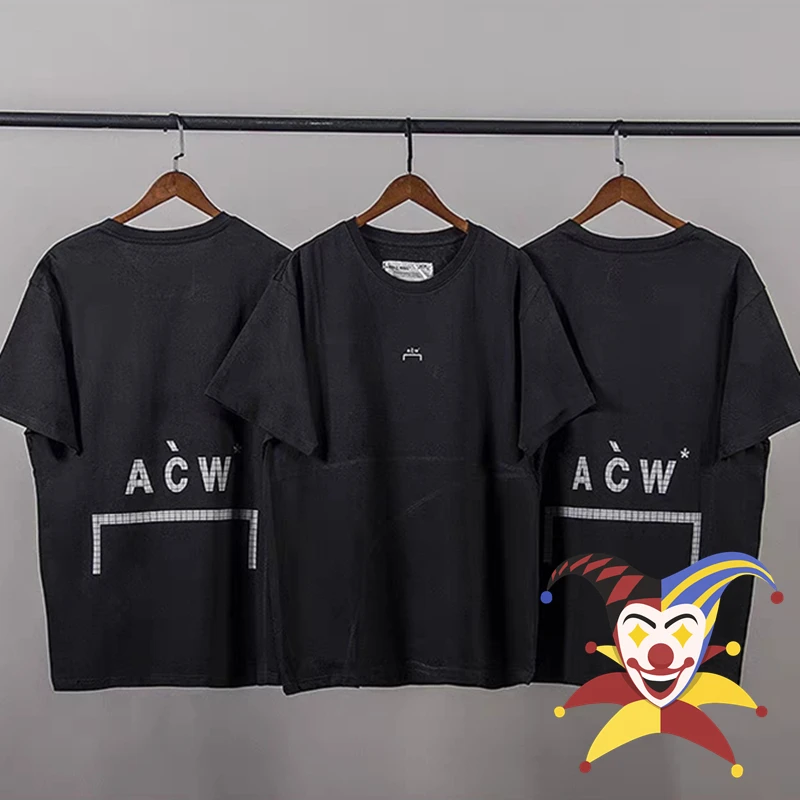 

Reflective A-COLD-WALL* Pocket T-shirt Men Women A COLD WALL Top Tee T Shirt ACW Tops