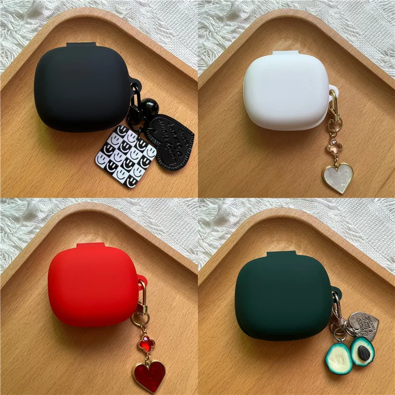 Симпатичные детали для наушников JBL Live Flex TWS, силиконовые аксессуары Bluetooth для JBL WAVE FLEX Fundas