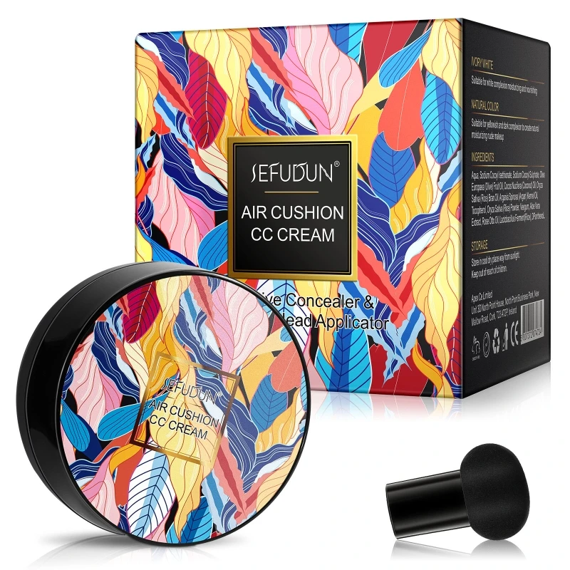 

11UF Mushroom Head Air Cushion CC Cream Foundation,Moisturizing BB for All Skin Types