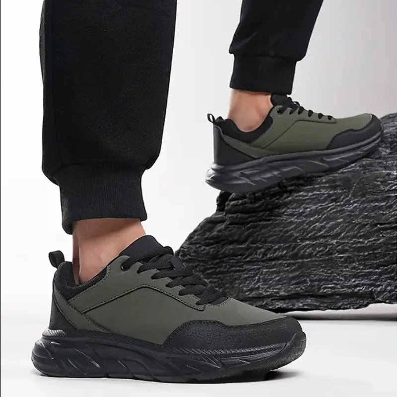 Мужские повседневные кроссовки нескользящие легкие удобные туфли на плоской