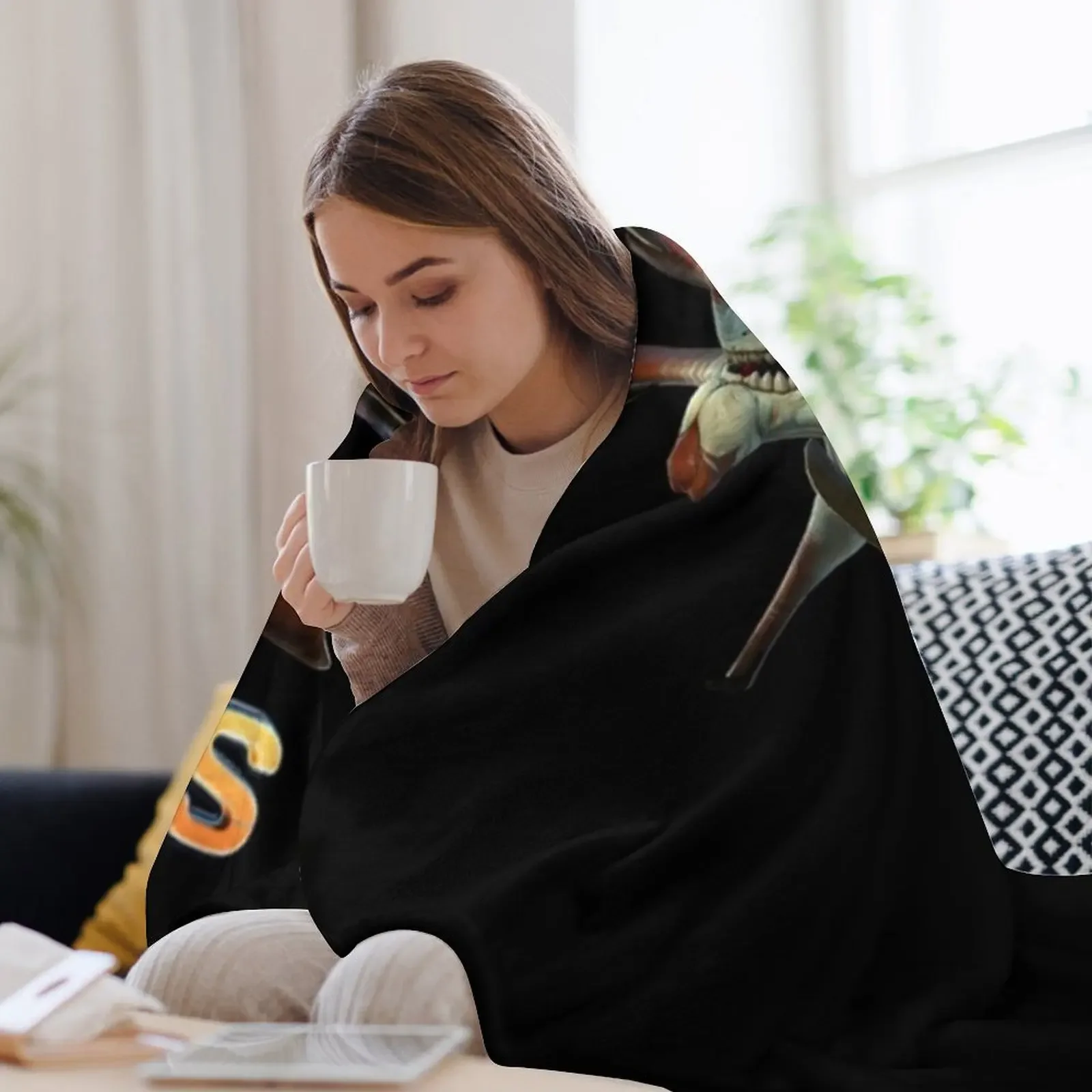 Subnautica - Reaper Левиафан Плед Пушистые покрывала Симпатичные одеяла