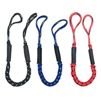 2pcs 4 5 5ft bungee dock line mooring stretch rope quick docking boat bungee dock line stretching mooring rope for boats kayak