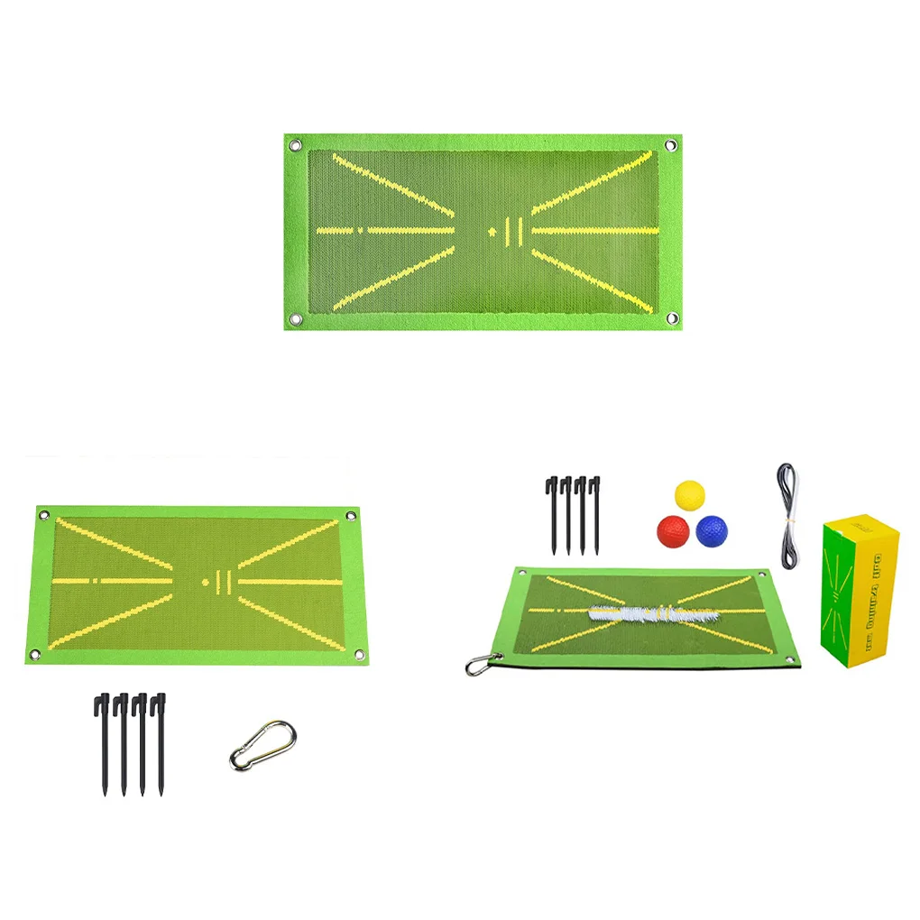 

Golf Training Mat Swing Detection Ball Path Pads Directional Cushion