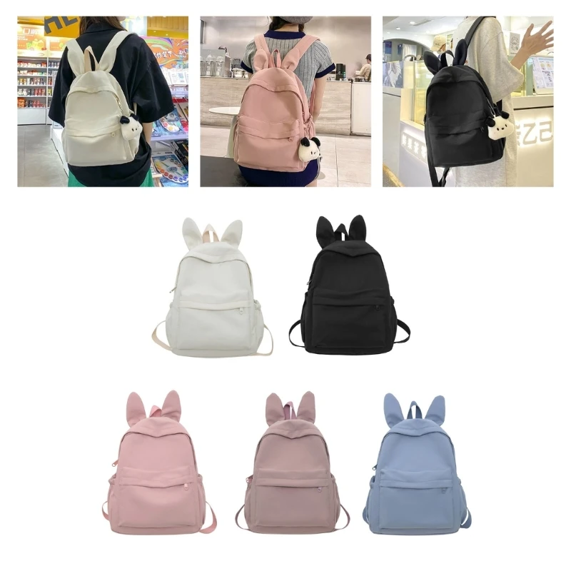 

Fashionable Large Capacity Nylon Backpack for Women Rucksack Perfect for Travel