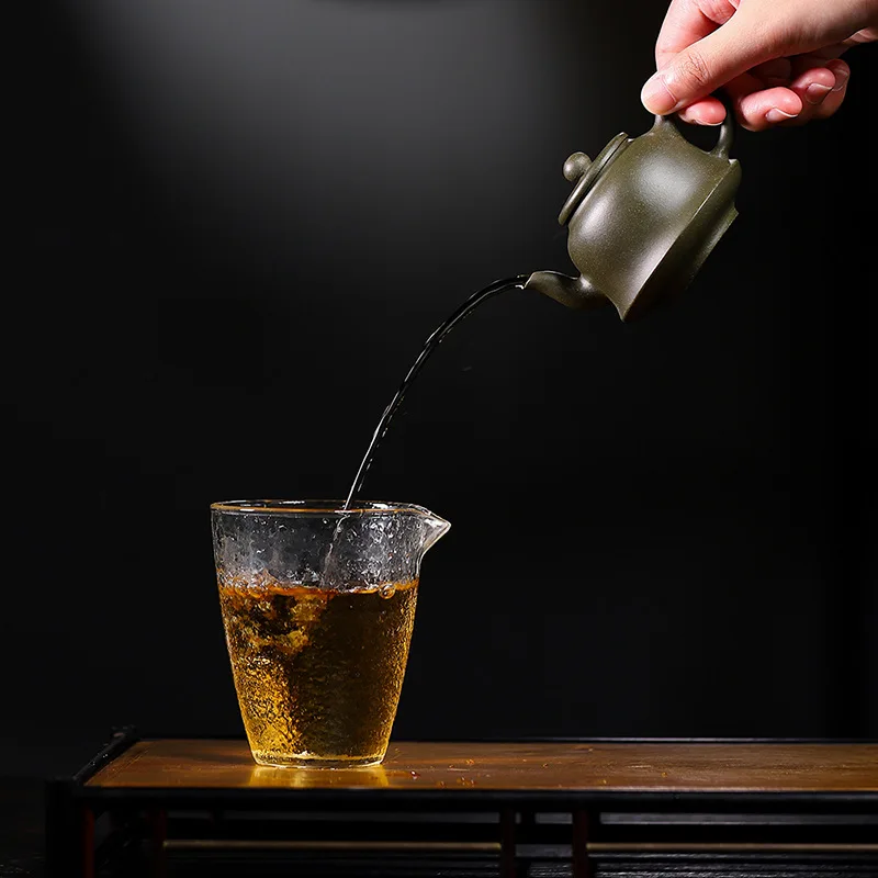 Высокое качество руда зеленая глина ручной работы 120cc небольшая емкость Zen Zhonghu