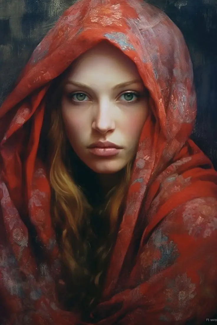 Головной платок с рамкой художник Дорота пиотровик рабочая стена художественный