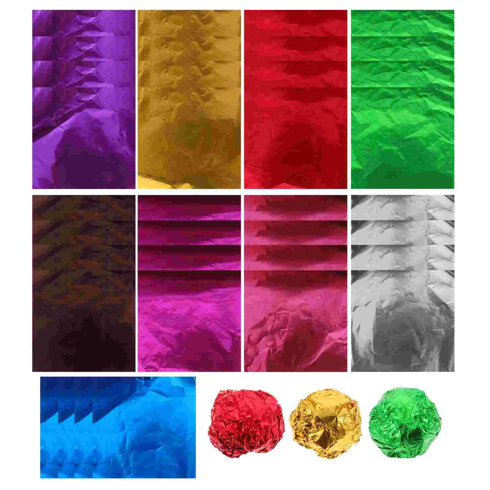 

900 Pcs Lollipop Small Candy Paper Multi-function Packing Gift Wrapping Wrapper Decor Chocolates For Gifting