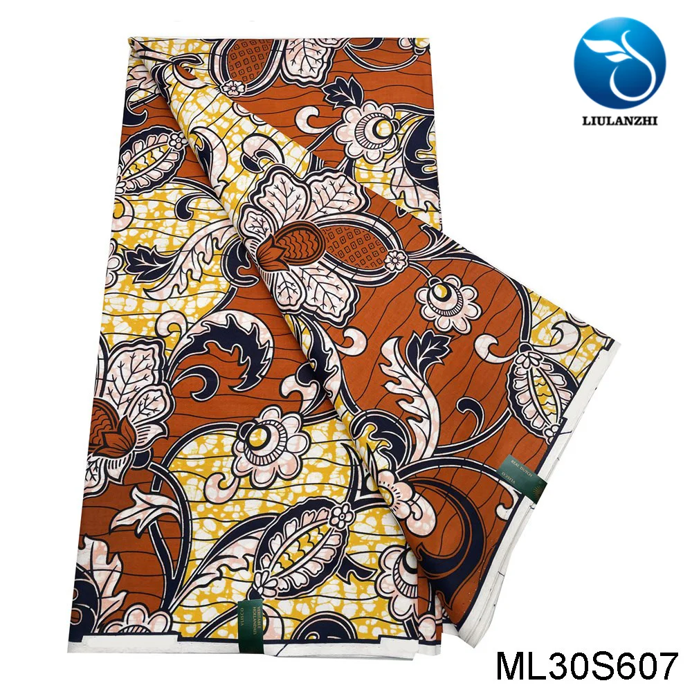 

Africa Nigerian Prints Batik Fabric Real Wax Patchwork Sewing Dress Craft 100% Cotton High Quality Ankara Designer Tissu