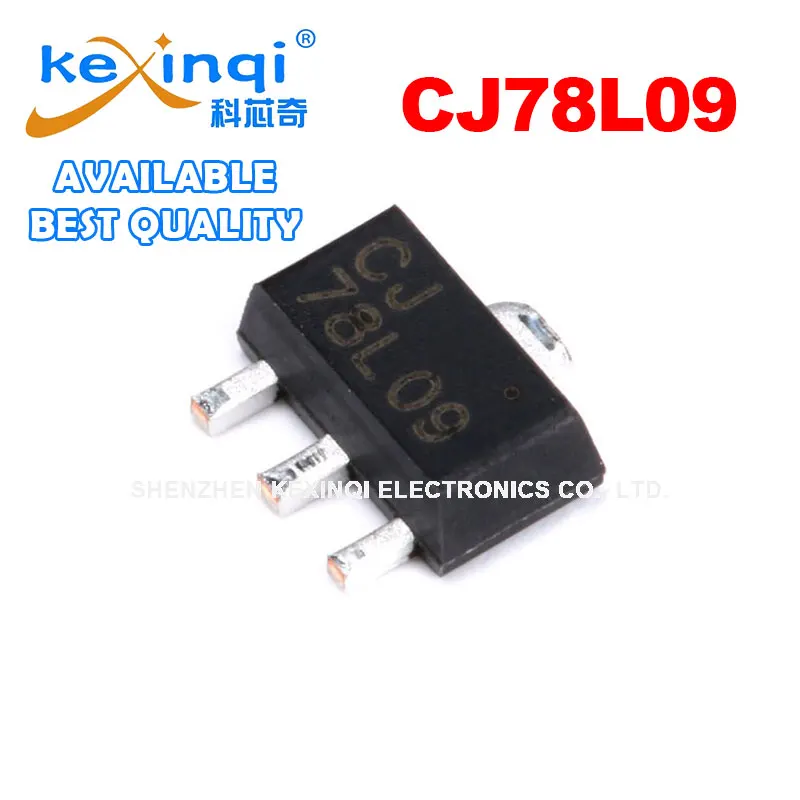 

Оригинальный регулятор напряжения CJ78L09 SMD CJ78L09/SOT-89, 5 шт.
