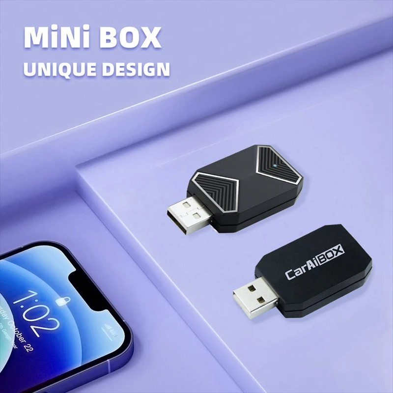 Caraibox 2в1 Plug And Play Беспроводной адаптер Carplay Android Auto Dongle Box для автомобильного радио с
