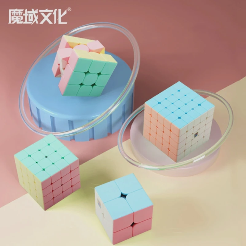 Кубик Макарон Moyu 3x3x3 Скоростной куб 2x2 игровой для детей Macaron Cube cube. Speed cube cube，Game for
