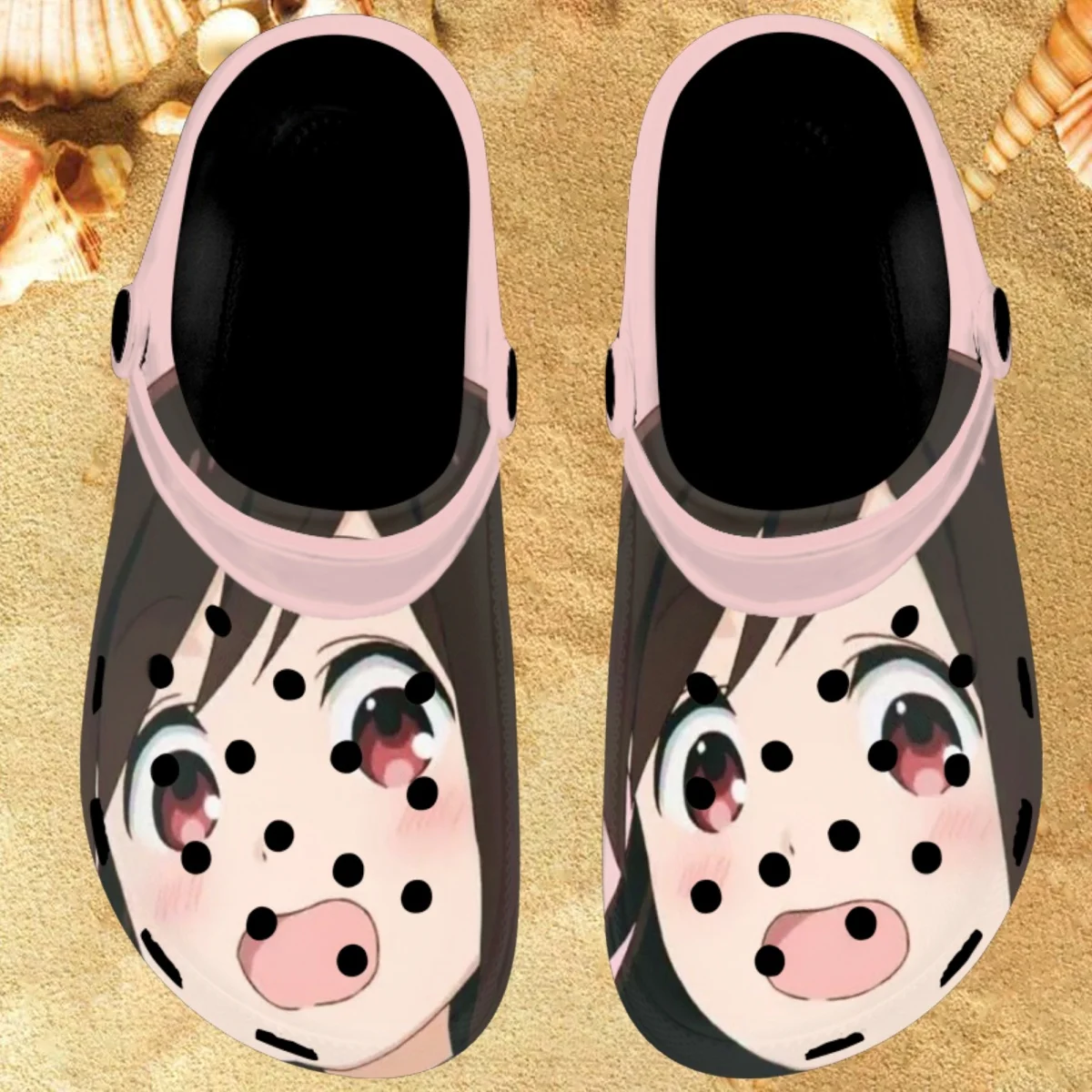 

Неопрен Bocchi The Rock! Сандалии женские летние из дышащего материала, повседневная обувь для пляжа, удобные Тапочки