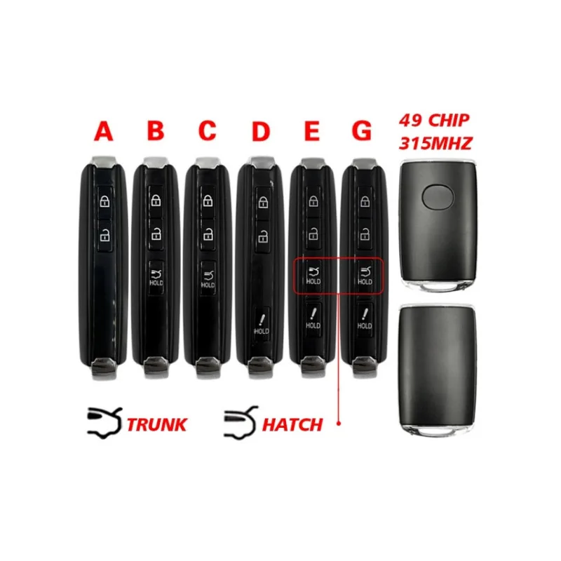 Подходит для Mazda 4 ключа TAYA-67-5DYBWAZSKE13D03 315 МГц 49 ядер (art.: 3920d2b20e136) - 3920d2b20e136