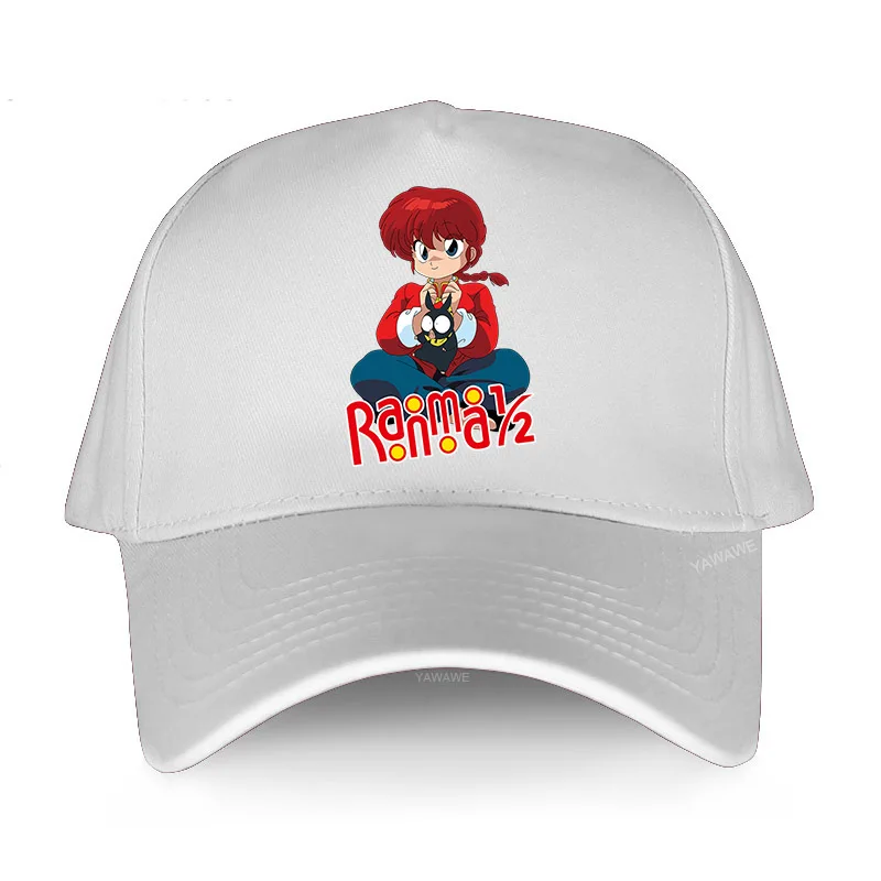 

Бейсболка Ranma 12 Мужская с мультяшным принтом, удобная и удобная Бейсболка унисекс, дышащая уличная шапка из хлопка