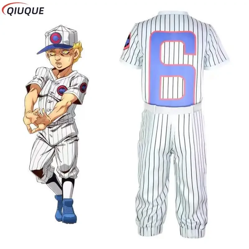 Костюм для косплея Невероятные приключения Джоджо унисекс карнавальный костюм