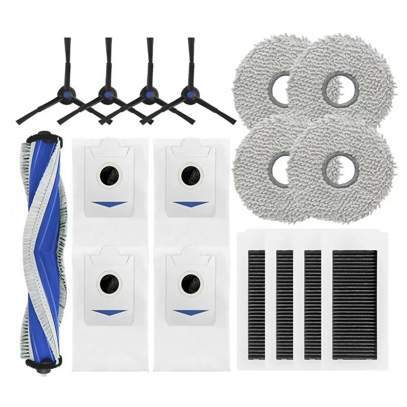 For ECOVACS DEEBOOT X5 OMNI / PRO Roller Side Brush Filter Mop Cloth Dust Bag Robot Vacuums