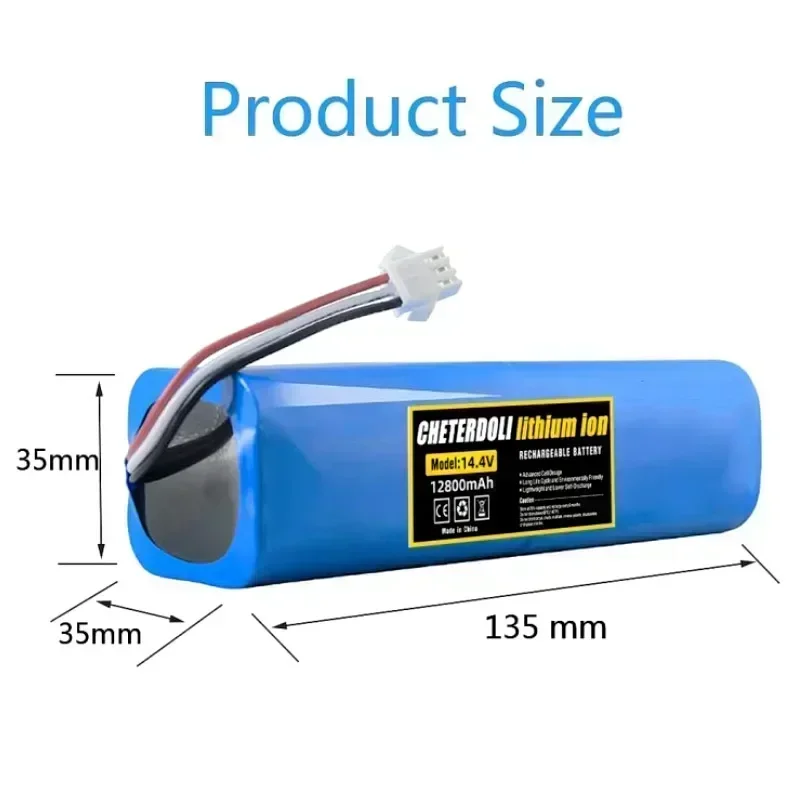 Литий-ионный аккумулятор 14 4 В 6800 мАч для робота-пылесоса Proscenic M7Pro M7Max M8Pro Lydsto R1 VIOMI
