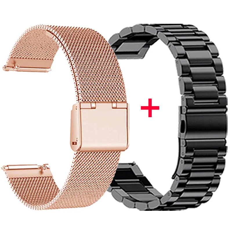 

Watchband For Garmin Forerunner 255S/265S/255/265/965/745/645/245 Strap Stainless Steel Bracelet