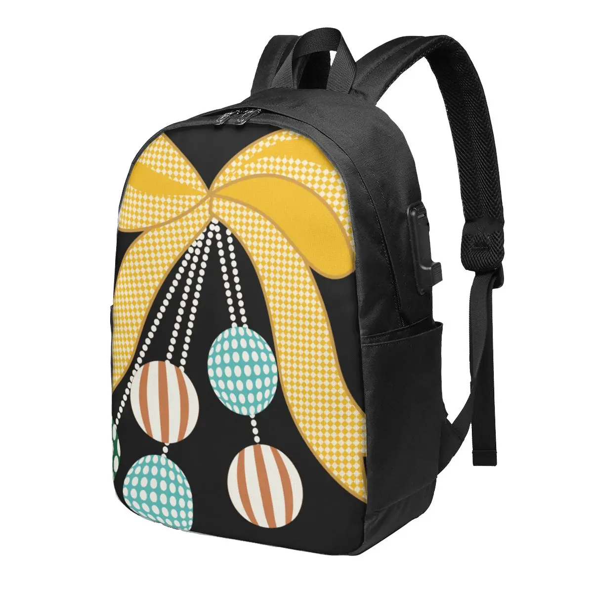 

Мужской деловой рюкзак для ноутбука с USB-зарядкой