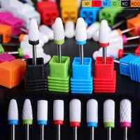 26 type ceramic nail drill bit for electric manicure drill rotate burr milling nail cutter bits manicure milling cutter new hot