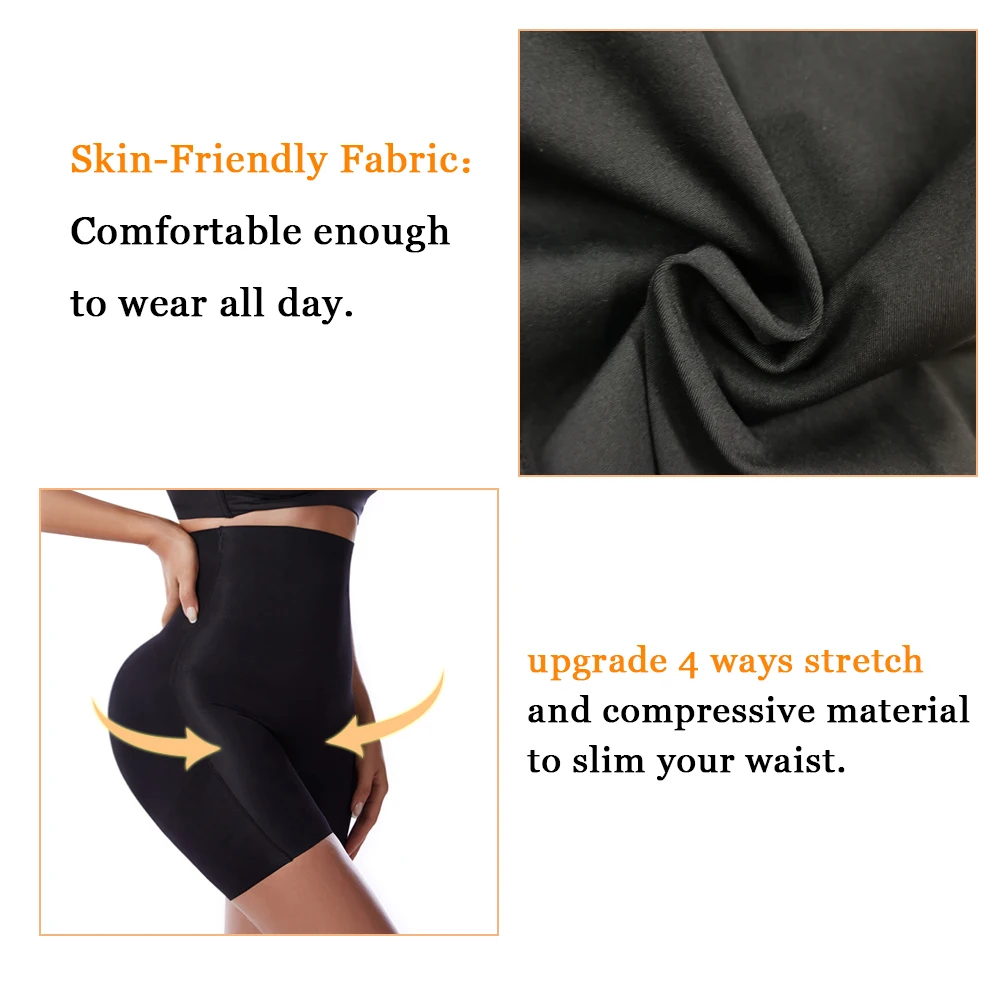 Velssut Butt Lifter Paded Panties for Women Hip Enhancer High Waist Shorts with Removable Pads Push Up Panty Ladies Body Shaper