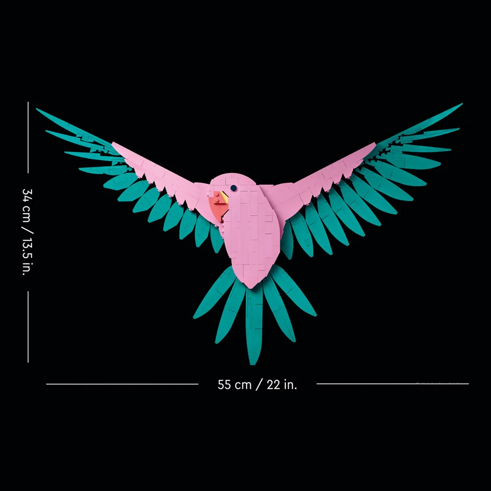 Художественные модели животных строительные блоки для попугаев и совов унисекс