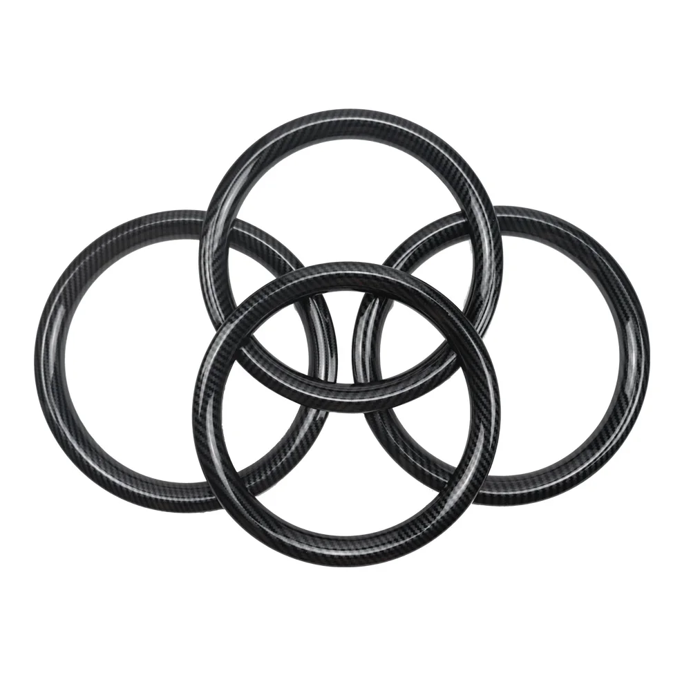 

4 шт. ABS углеродное волокно цветной дверной динамик рамка отделка Крышка для Toyota Fortuner 2016 2017 2018 2019 2020 2021 2022