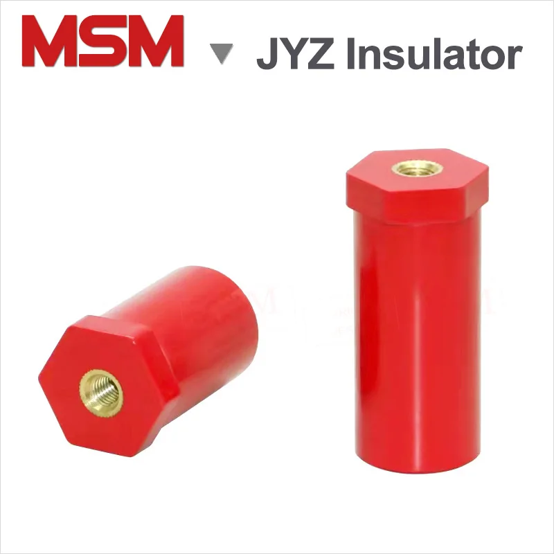 

5PCS JYZ Double End Female Thread Cylinder Shape Hexagonal Insulator Dia.20mm Insulated Post Height 16~100mm Insulated Supporter