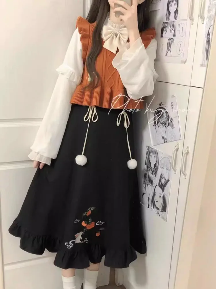 Новый китайский комплект Sle National женский осенний короткий жилет с маленькими