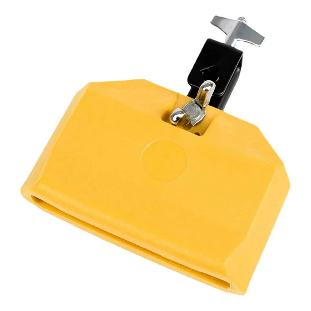 

5 Inch Jam Block,Plastic Musical Percussion Block Compatible with Latin Drum Instrument (Yellow)