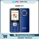 Большой кнопочный телефон KUMI, телефон с разблокированным фонариком, GSM, две Sim-карты, FM-радио, инфракрасный термометр