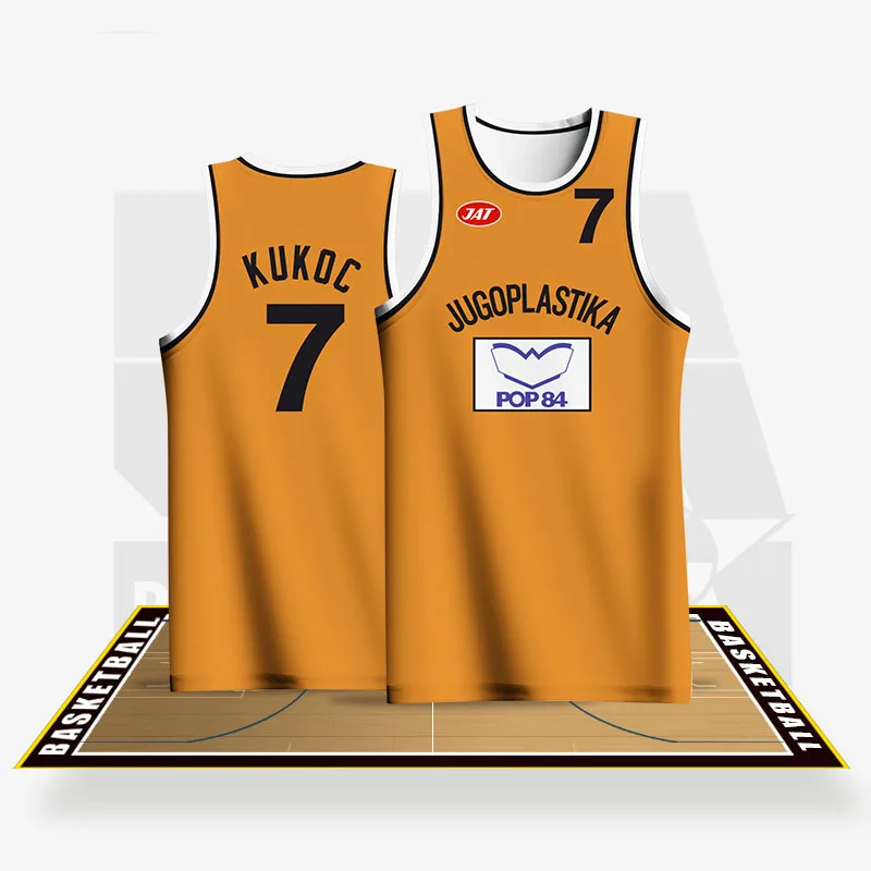 Vintage Basketball Jerseys For Men Full Sublimation Custom Team Club Name Number Logo Prints Tracksuits Training Sportswear Male