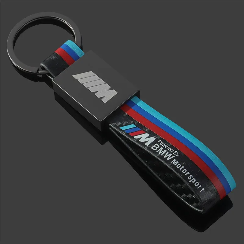 

Новый брелок для ключей из углеродного волокна M Sport, кольцо для ключей для Bmw M, эмблема G30 G32 3 4 5 7 M3 M4 M5 X1 X3 X5 X6 X4 E61 E60