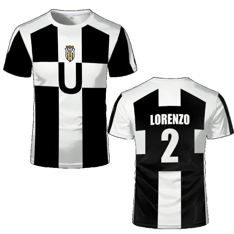 Летняя футболка с 3D принтом для футзала и футбола VL Replika Anime Ubers Blue Lock косплея