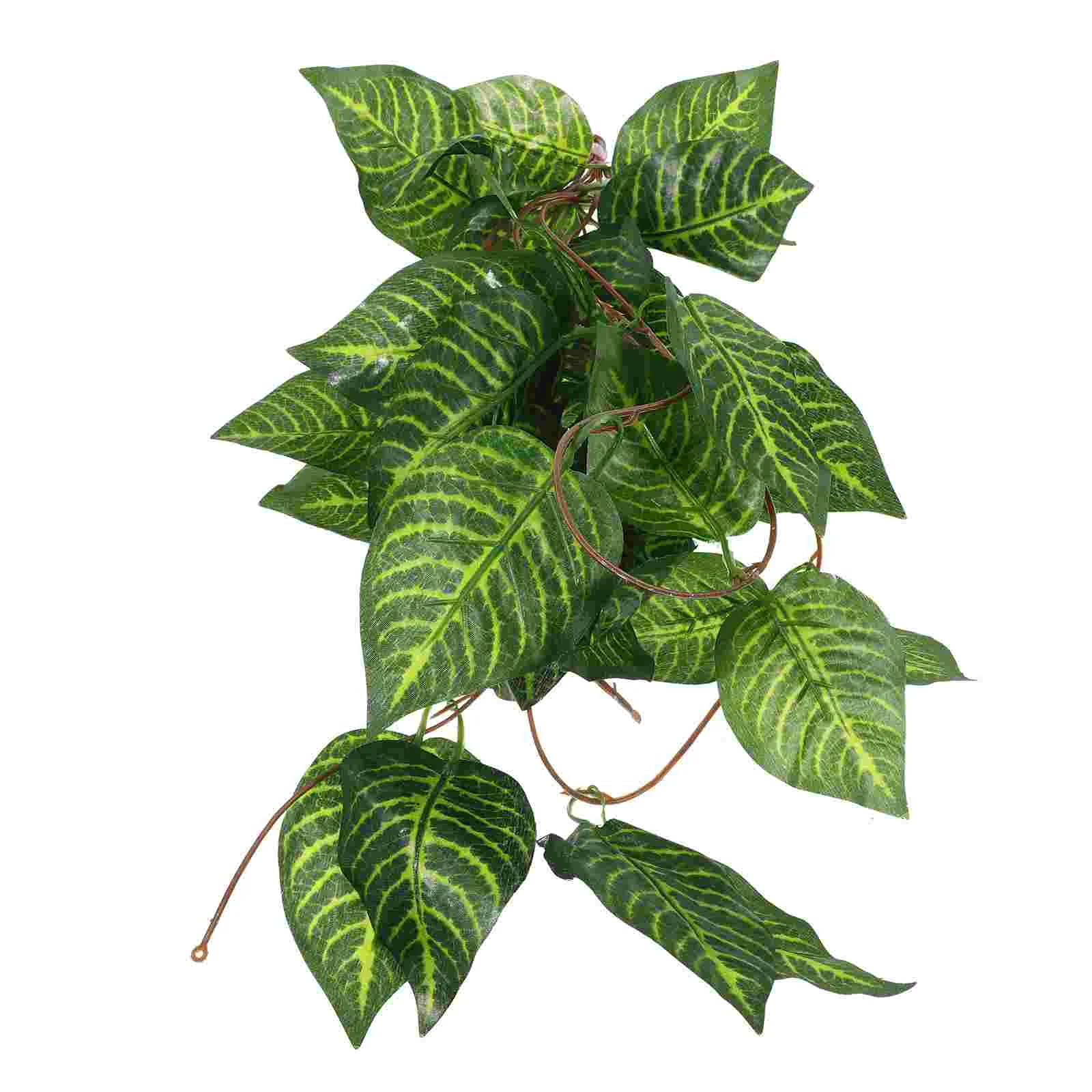 Гусеничное имитация растения декоративный аквариум искусственная змея