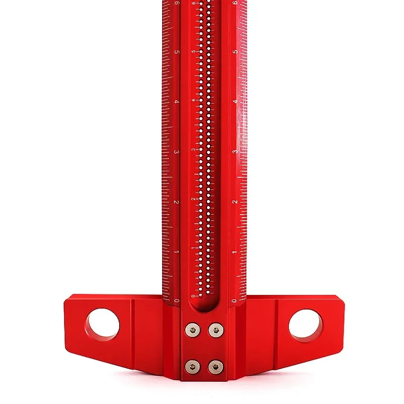 Точная маркировка Т-линейка из алюминиевого сплава деревообрабатывающий