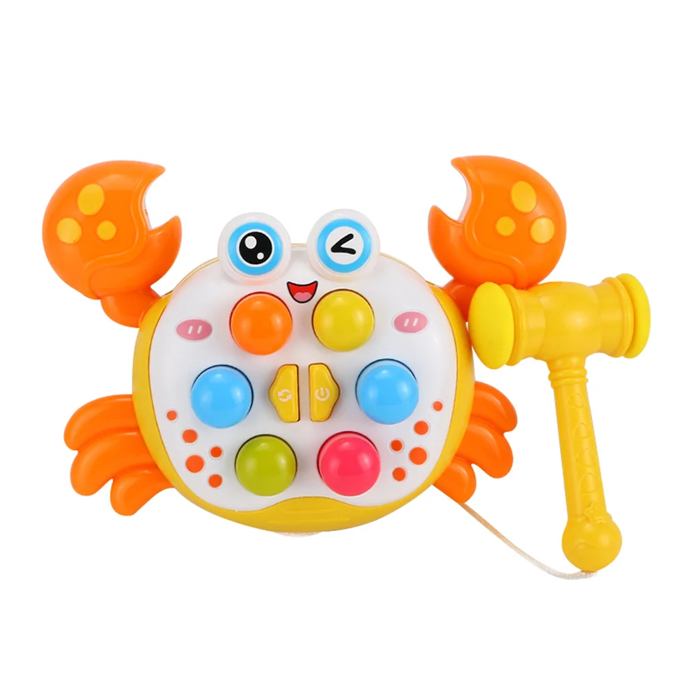 

1 Set Kids Educational Crab Shape Whack Mole Toddler Educational Plaything
