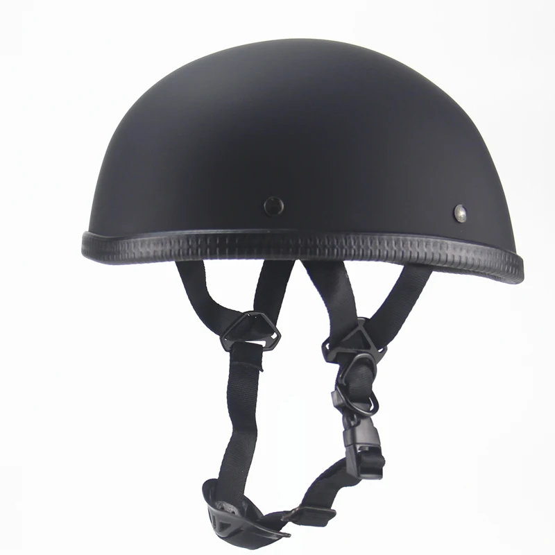 

Half Helmet Chopper Biker Pilot Vintage Open Face Moto Motocicleta Capacete Black Motorcycle Accessories