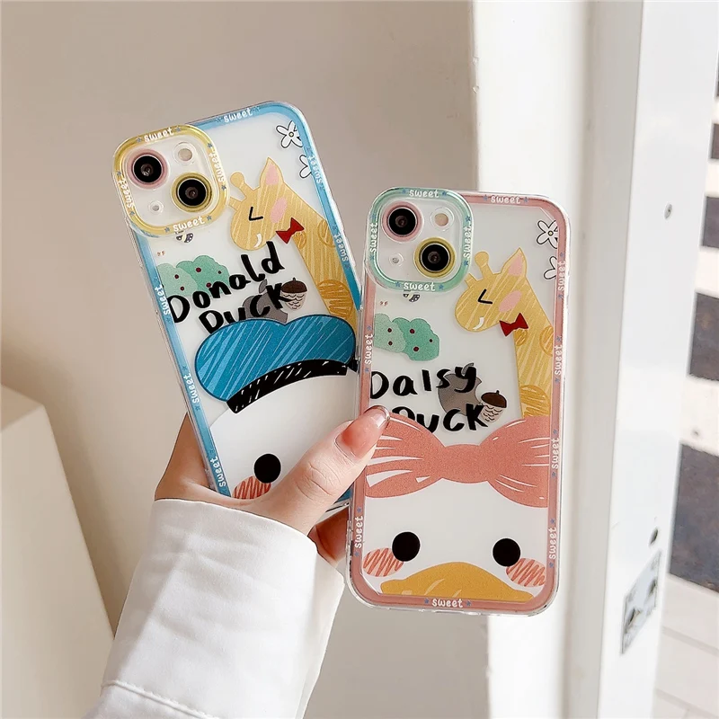 

Disney Donald Duck Daisy Phone Case for Samsung A 71 72 73 11 53 13 10S 32 4G 5G NOTE 20 ultra J5 J7 PRIME M 33 53 23