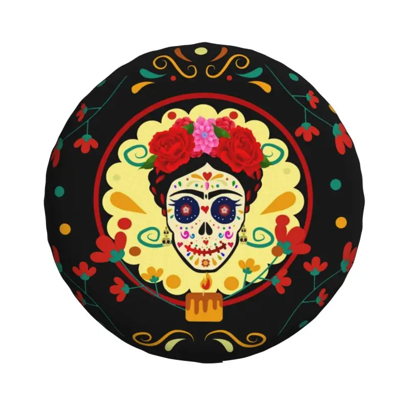 Изготовленный на заказ чехол для шин Day Of The Dead Sugar Skull 4WD 4x4 с прицепом Mexican La Calavera