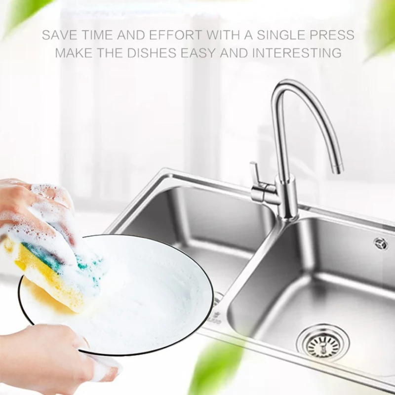 Дозатор для мыла с губчатым держателем дозатор жидкости насосом Ручной пресс