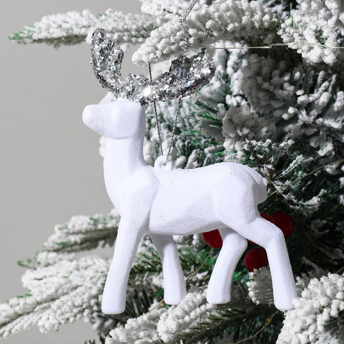 Рождественское искусственное украшение в виде оленя на Рождество 2024 Новый год 2025