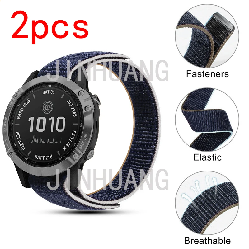 

nylon strap for Garmin fenix 7s 6s pro 5s plus watch band Descent MK2S instinct 2s D2 Delta S 20mm Replace wrist strap