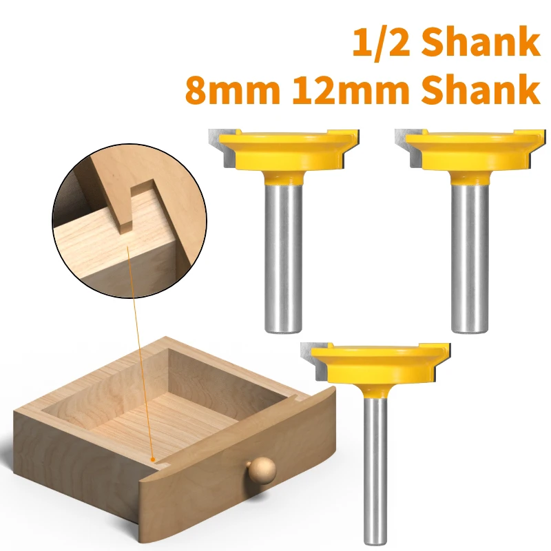 

Drawer Lock 2'' Glue Joint Router Bit Woodworking Tools Milling Cutter For Wood