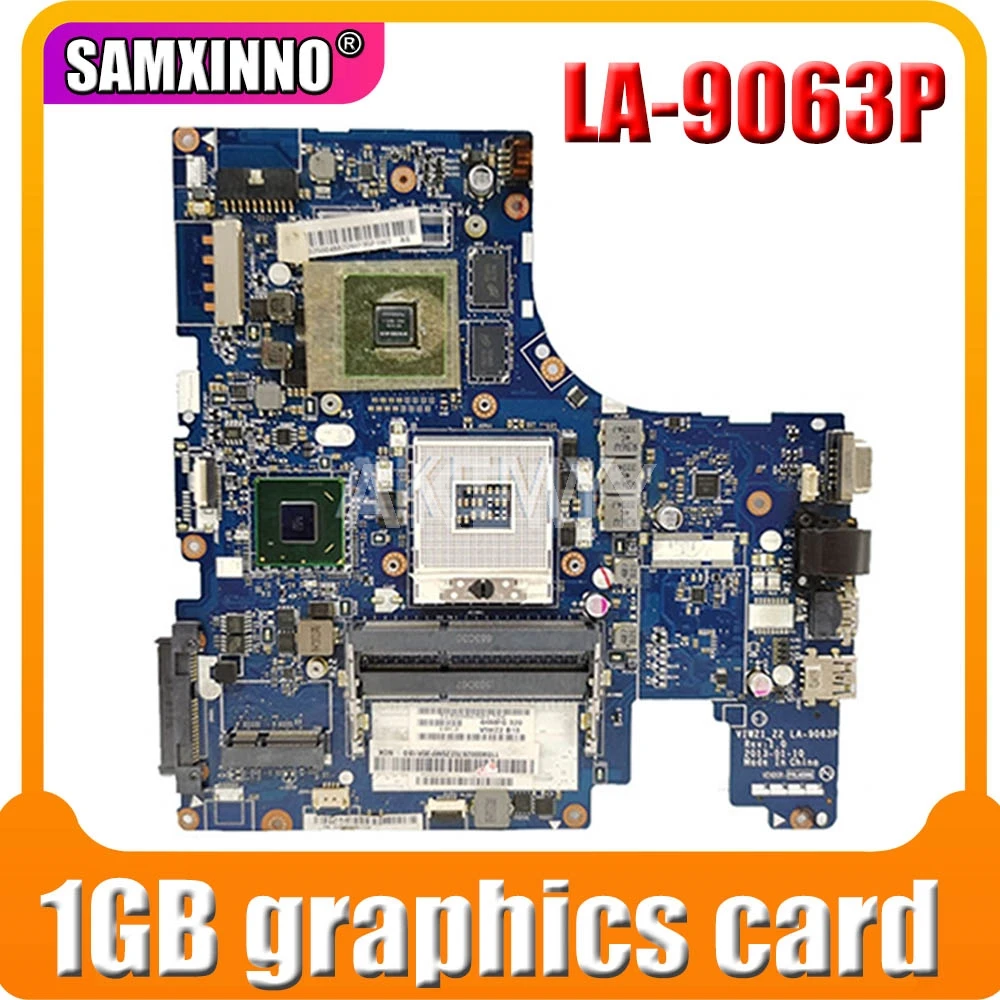 para Lenovo Z500 Computador Portátil Placa-mãe Viwz1-z2 La-9063p Z500 com 1gb Placa Gráfica Original 100% Teste de Trabalho La-9063p