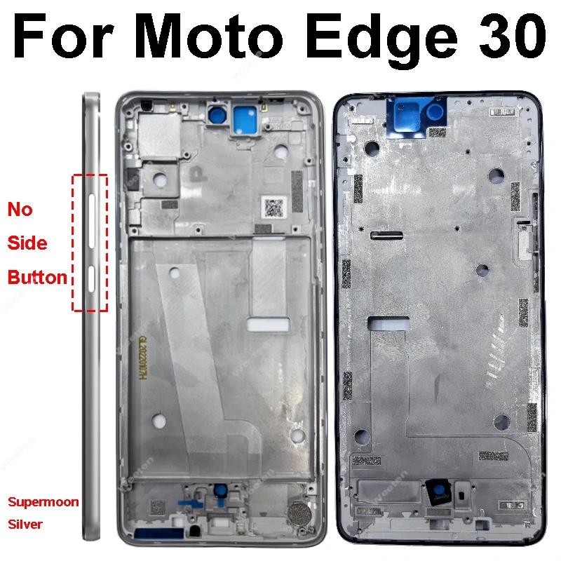 Средняя рамка для Motorola MOTO Edge 30 Neo Edge 30 Pro XT2245-1 XT2201-1, корпус средней рамки ЖК-дисплея, передняя рамка, ремонтные детали (art.: 3920cdfe6211e) - 3920cdfe6211e